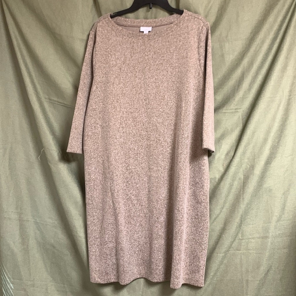 J. Jill NWT quarter sleeve dress XL